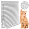 6/12 Pcs Cat Scat Mat Pet Deterrent Mat with Spike Pet Training Mat for Keeping Cats Dogs Away from Plants Furniture Indoor Outdoor Use