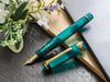 WANCHER Limited Fountain Pen SAILOR Original Professional Gear Turquoise Blue 21K Fountain Pen Special Production Extra [Wancher Product] (EF Fine)