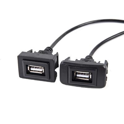 Приборная панель автомобиля с утопленным креплением USB 2.0 портовая панель удлинительный кабель-адаптер для Vigo Rav4