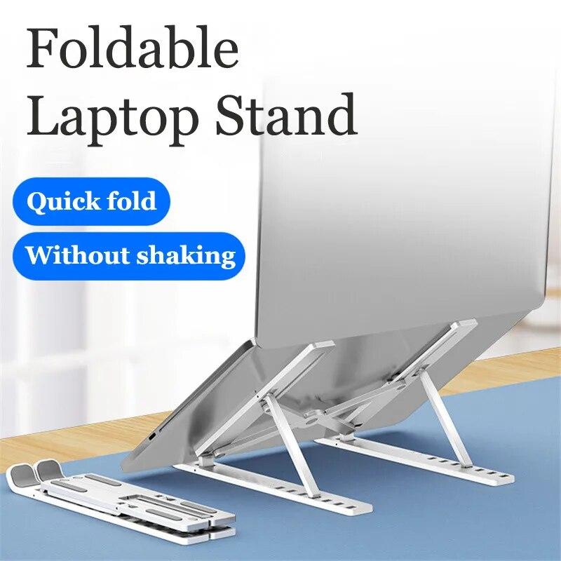 Портативная подставка для ноутбука MacBook Pro Air, складной кронштейн для ноутбука, кронштейн для планшета, держатель для ноутбука, компьютерный кронштейн, держатель для ноутбука