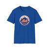 Унисекс Футболка с Логотипом New York Mets, Одежда для Фанатов Бейсбола, Сезонная Футболка, Мерч Команды,