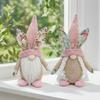 Spring Bunny Themed Easter Bunny Gnome Faceless Design Elf Stuffed Doll  Tabletop Decor