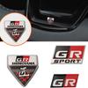 For Toyota GR Sport 3d Car Sticker Metal Labeling Emblem Badge Decals For Toyota Supra Sport Gr Sport C-Hr Rav4 Prius Auto Camry