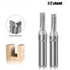 TCT Trimming Slotting Router Bit 1/2 Shank End Mill for MDF Plywood Carbide CNC Tool
