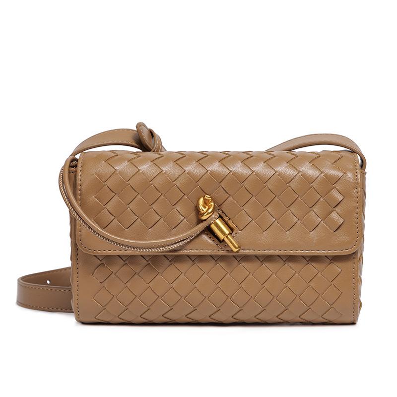 Женская сумка Niche Design Mini Handmade Bag Модная простая горизонтальная сумка через плечо Модная маленькая квадратная сумка