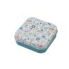 Square Shape Candy Storage Box Metal Material Flip Storage Box Mini Sealed Jars  for Candy Storage
