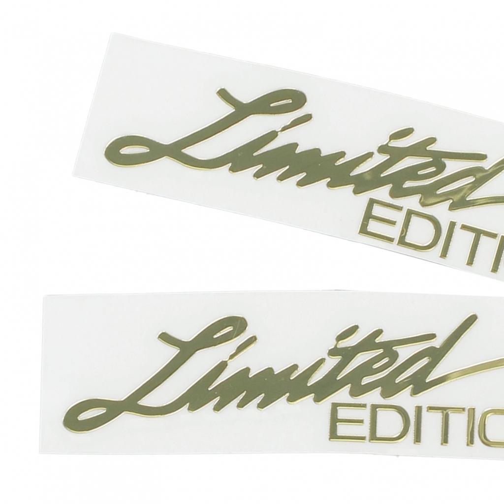 Золотая наклейка на автомобильную эмблему стильная 1,8*7,5 см аксессуары