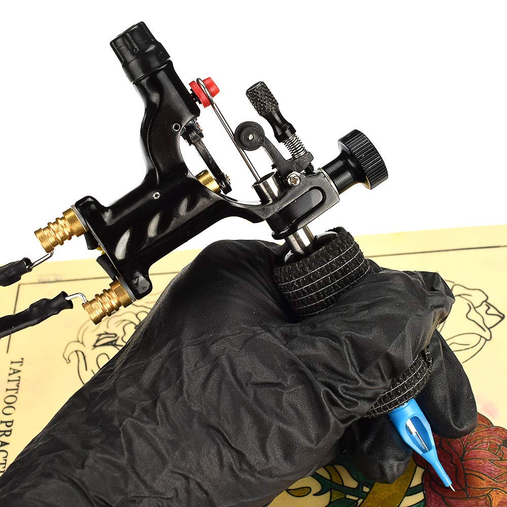 12pcs Camouflage Tattoo Grip Cover Bandage Elastic Wraps Tapes Nonwoven Self-adhesive Finger Protection for Tattoo Machine Pen Grip 5*4.5cm