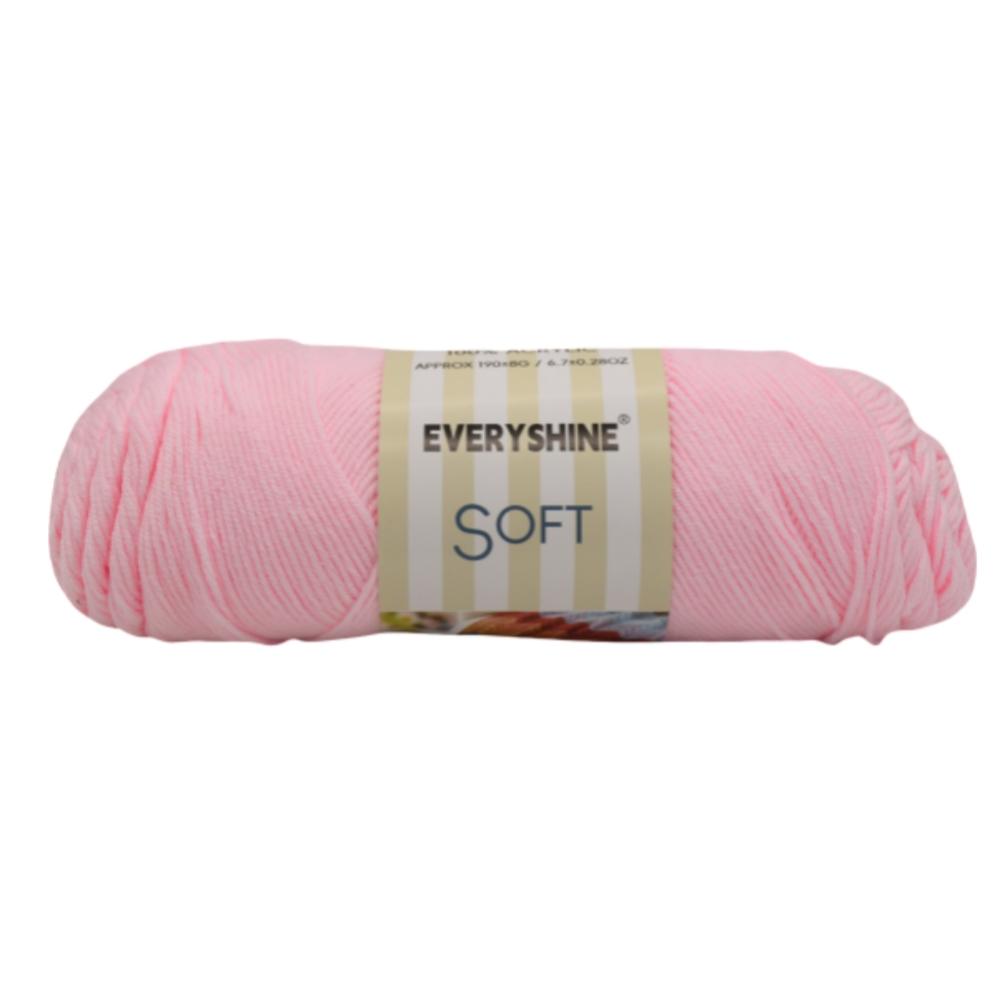 2 моточка акриловой пряжи (190 г/6,7 унций, 380 м/416 ярдов) – Многоцветная камвольная пряжа для вязания спицами и крючком – Мягкое молочное волокно для амигуруми,