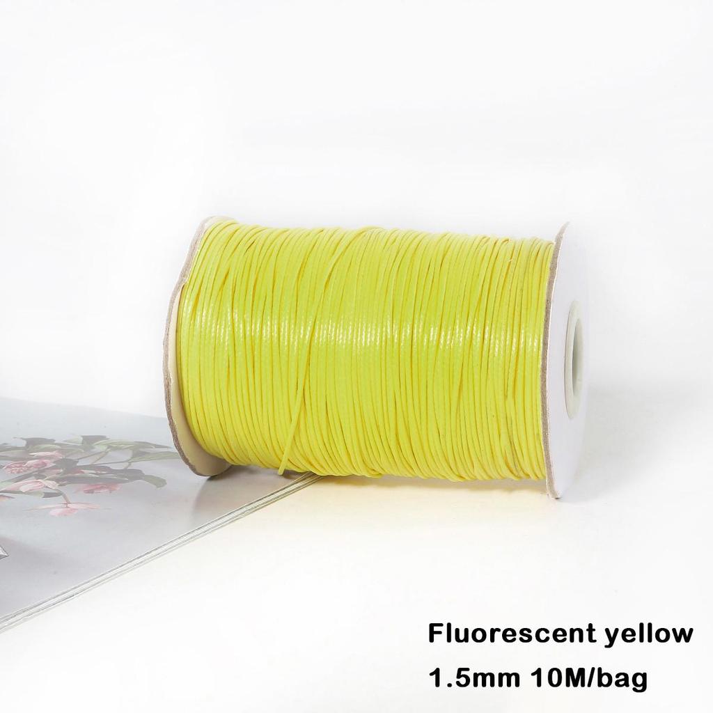 Разноцветные вощеные хлопковые шнуры для макраме, ювелирные бусины, изготовление ювелирных изделий своими руками