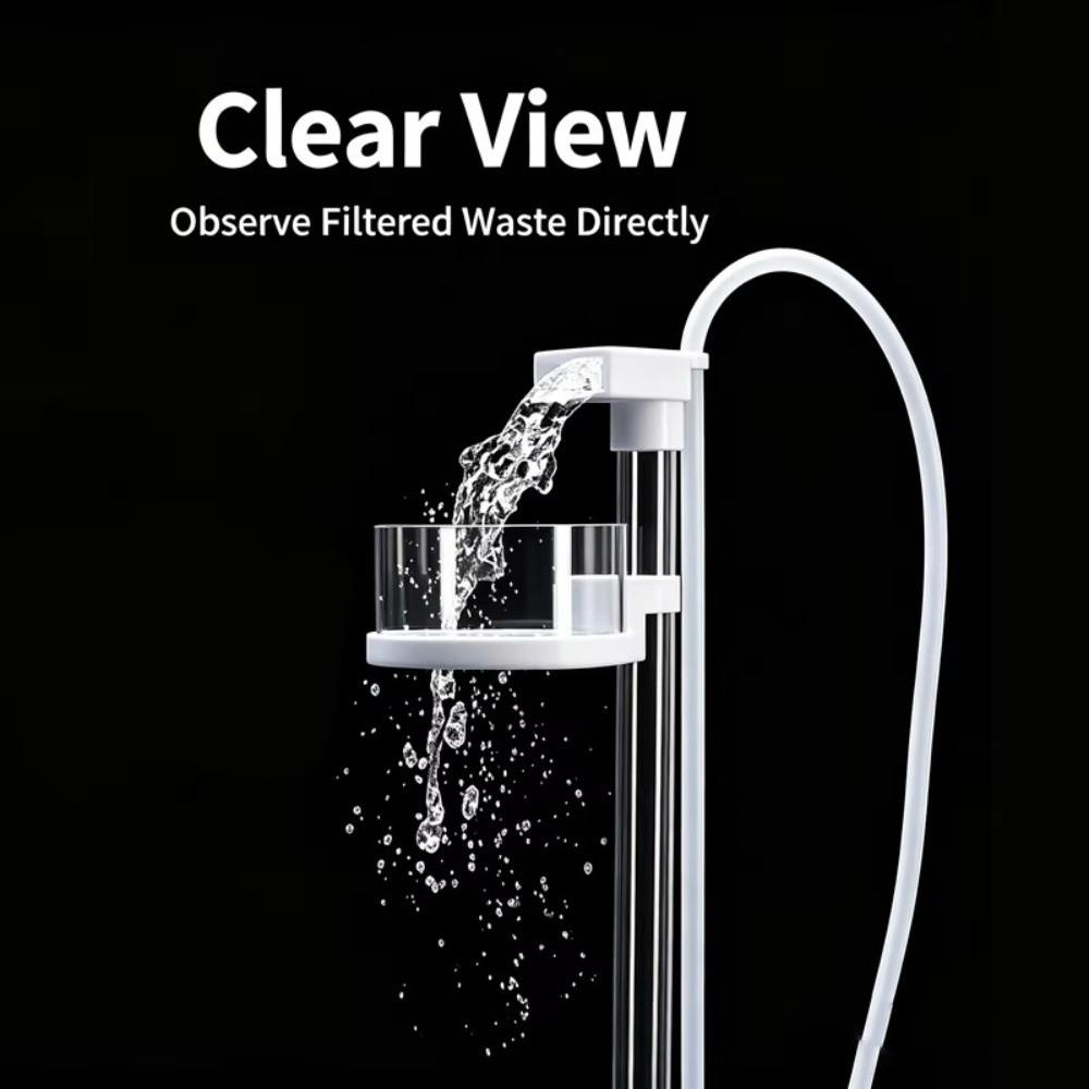 Detachable Fish Tank Waste Collector Oxygen Aeration Aquarium Skimmer For Aquarium