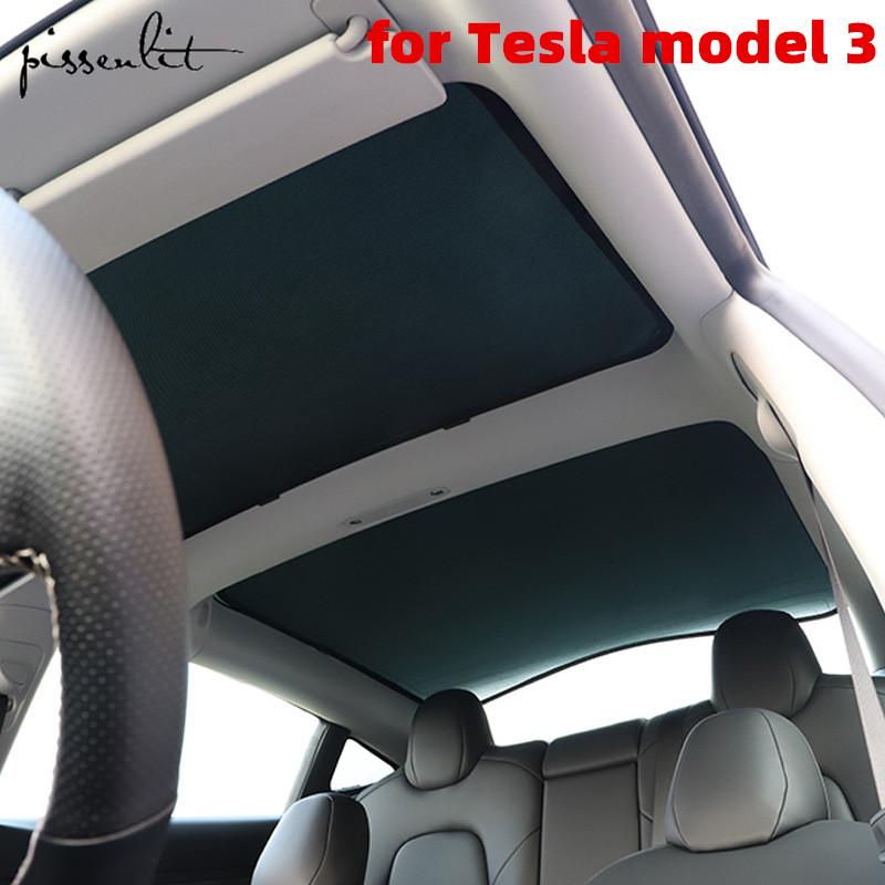 Model 3 Sunshade Car Sun Visor Rear Front Sun Shade For Tesla Model 3 Accessories Roof Sunshade Skylight Shades Protector Three