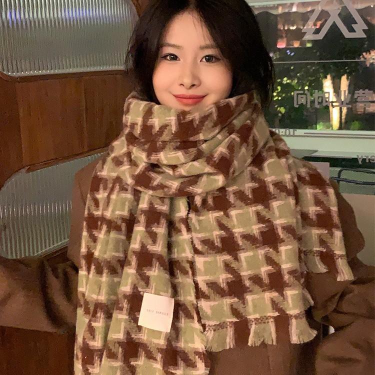 Long-Style Women's Winter High-End Scarf Neck Warmer Winter Versatile Autumn Winter Warm Fringed Wholesale