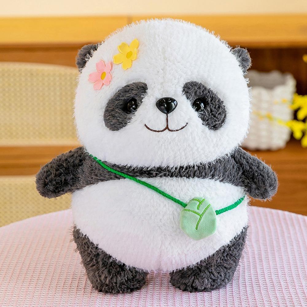 ПП Хлопок Цзунцзы Панда Плюшевая Кукла Пушистый Цзунцзы Панда Мягкая Игрушка Дети Девочка