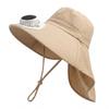 UV Protection Women Men Solar Fan Hats 800 MAh Work Sun Hat Quick-drying Bucket Hat  Summer Outdoor