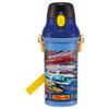 Skater Children's Water Bottle, 480ml, Direct Drinking, Plastic, One-Touch Operation, Dishwasher Safe, Made In Japan, Plarail 25, Boys', PSB5SANAG-A