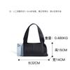New Korean-style design genuine leather handbag, commuter high-end cloud baguette fashion shoulder bag