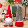 Charming Christmas Decoration Gray Pointy Hat Gnome Doll For Cozy Holiday Home Decor