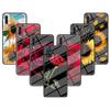 Sunflower Rose Tempered Glass Phone Case For iPhone Samsung Galaxy OnePlus Oppo Xiaomi Redmi Note S A 7 8 9 10 11 12 13 14 20 21 22 53 Pro Max Ultra