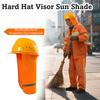 Breathable Hard Hat Sun Shade With Reflective Stripe Face and Neck Protection  Work Accessory