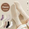 5 пар женских осенне-зимних флисовых утолщенных теплых шерстяных чулок