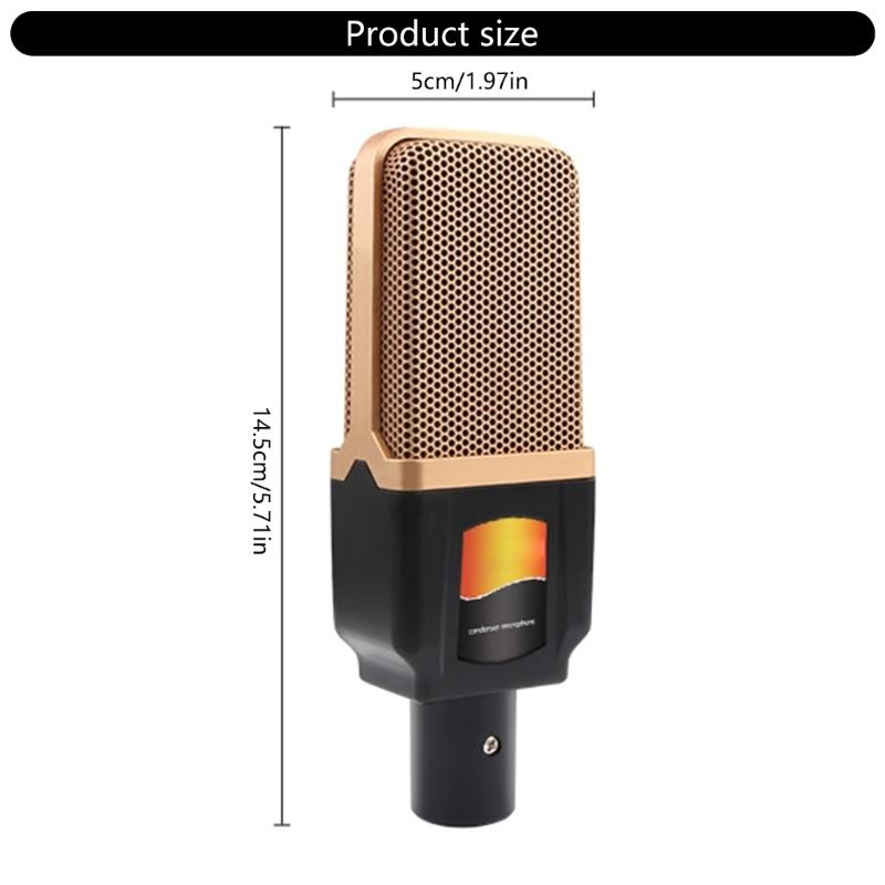 F998 Condenser Microphone With Auditory Mixer Sound Card For Clear Auditory In Podcasts And Music Production