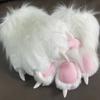Kig Фурсьют Кигуруми Фурри Животные Когти Ногти Перчатки Косплей Костюм Розовые Носимые Лапы Животных Фурри Хэллоуин Аксессуары Реквизит