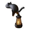 3D Printed Cat-Shaped Wall Hook Cute Bookshelf Lantern Animal Figurine Hook  Halloween Decorations