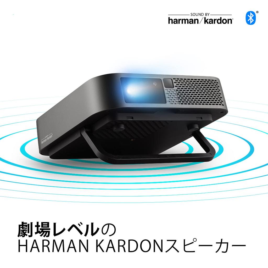 Светодиодный мобильный проектор ViewSonic M2e HD 1080P 400 ANSI люменов Автоматическая фокусировка Технология DLP Автоматическая коррекция трапецеидальных искажений Автоматическая настройка Динамик Harman Kardon 100