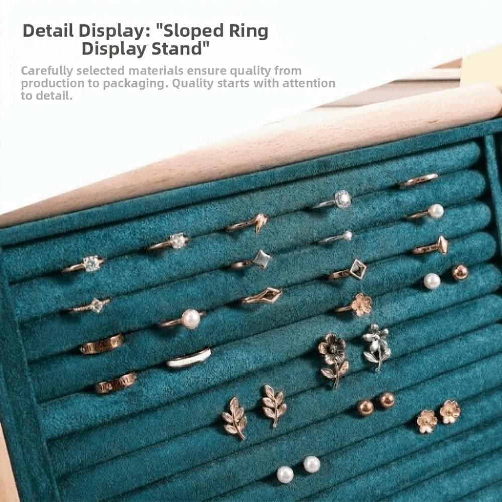 Large Capacity Necklace Ring Holder Multi-Tier Earring Organizer Showcase Props