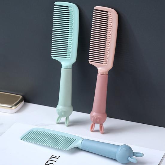 Styling Comb Smooth Frizz Anti-static Anti-knot Massage Hair Pressure Lovely Relieves Scalp Bunny Scalp Detangling Brush Salon