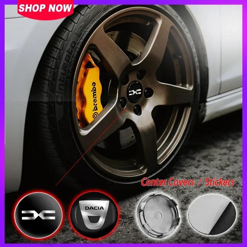 Car Wheel Center Cover Sticker Hub Center Cap Tires Rim Covers Cap wheel parts For Dacia Duster Logan MCV Sandero Stepway Dokker