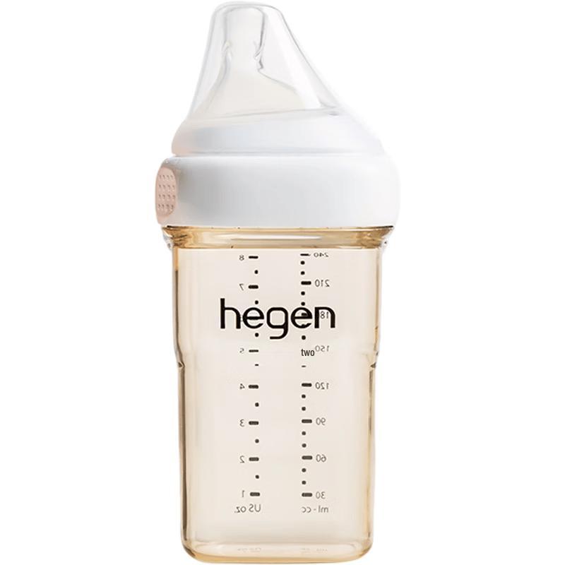 Бутылочка для кормления HEGEN PPSU с защитой от колик, с широким горлышком