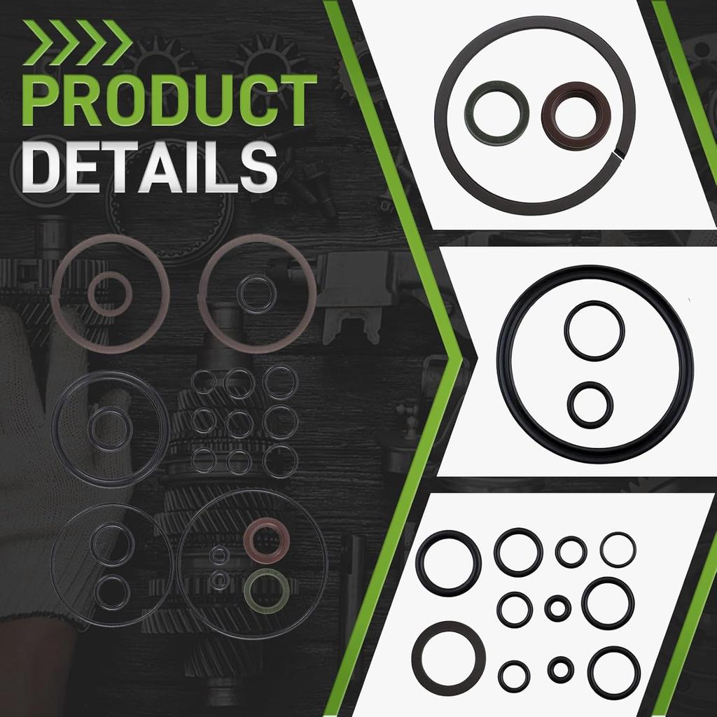 435567 New Trim and Tilt O-Ring and Seal Kits Compatible with BRP Johnson Evinrude 40 48 50 033566 0333496, 0912298, 091229, 0435567, 0339849