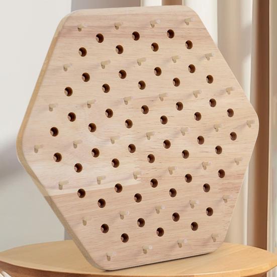 1 набор Треугольные шахматы Настольная игра от 2 до 4 игроков Геометрия Обучение фокусировке Логика Обучение Резиновая лента Треугольник Pegboard Стратегическая игра Игрушка