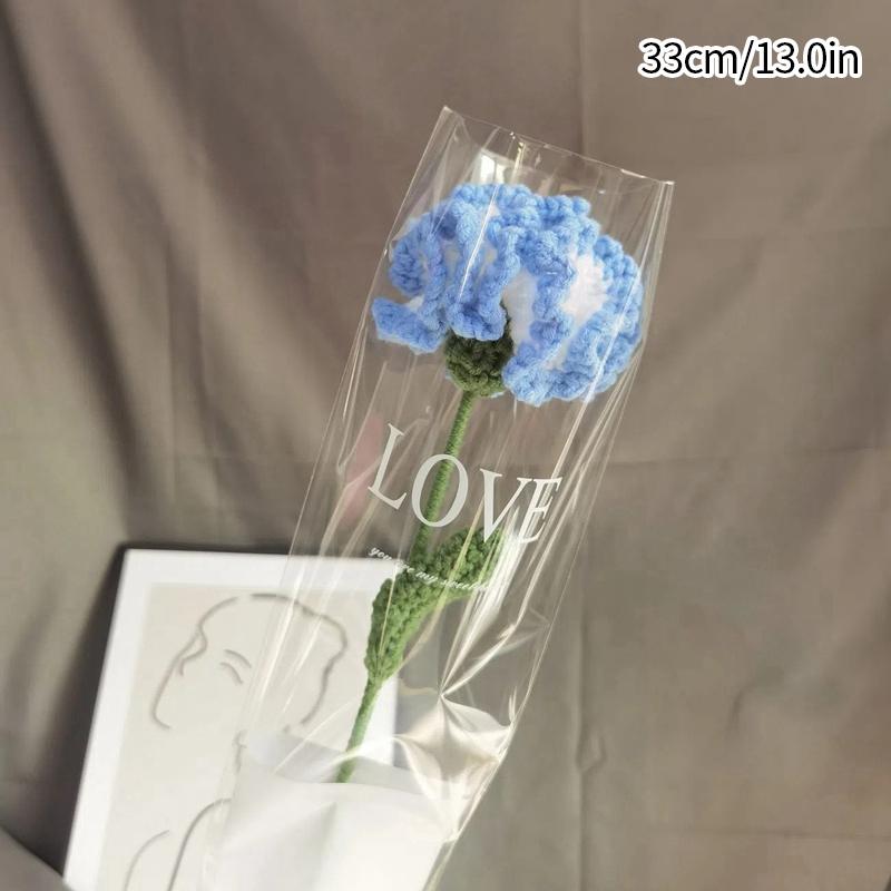 Гвоздика Крючком Цветок Ручной Работы Вязаный Букет Искусственные Цветы Вязаный Цветок Роза День Учителя День Матери Подарок на День Рождения