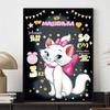 Алмазная мозаика «Котёнок Мэри, День Рождения Малыша» Арт-работа, Милый DIY Мозаика из Страз Набор для Вышивания Крестиком Подарок, Декор для Дома