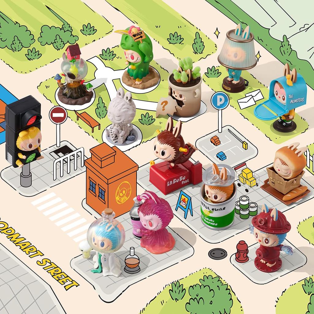 POP MART THE MONSTERS Almost Hidden Series Box 12 Pop Mart Gachapon Blind Box Figures Plastic Model Premium Toys PVC Soft Vinyl Original Character