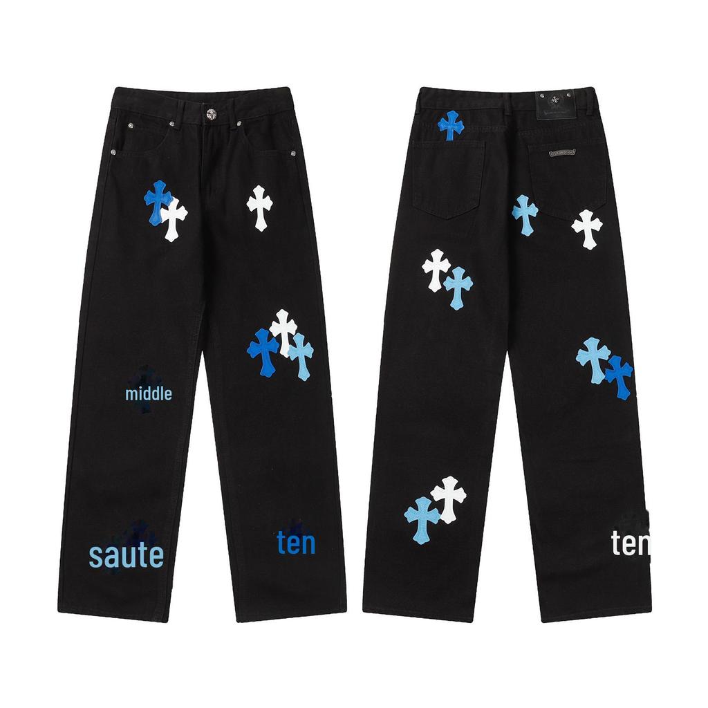 Расклешенные джинсы из высокотехнологичной кожи весна/лето 2024 г.