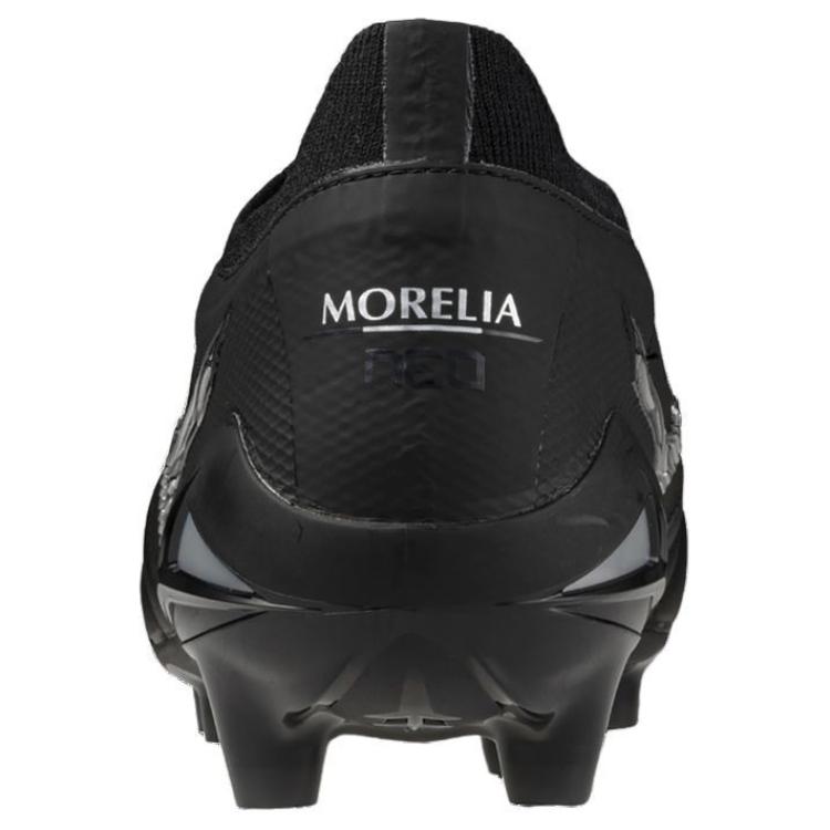 Mizuno Morelia Neo 4 Мягкие Удобные Нескользящие Прочные Футбольные Бутсы Мужские Футбольные Бутсы Черные P1GA244003