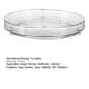 Storage Turntable 360° Rotating Storage Tray Organizer Transparent Round Storage Box for Kitchen Bathroom Cabinet