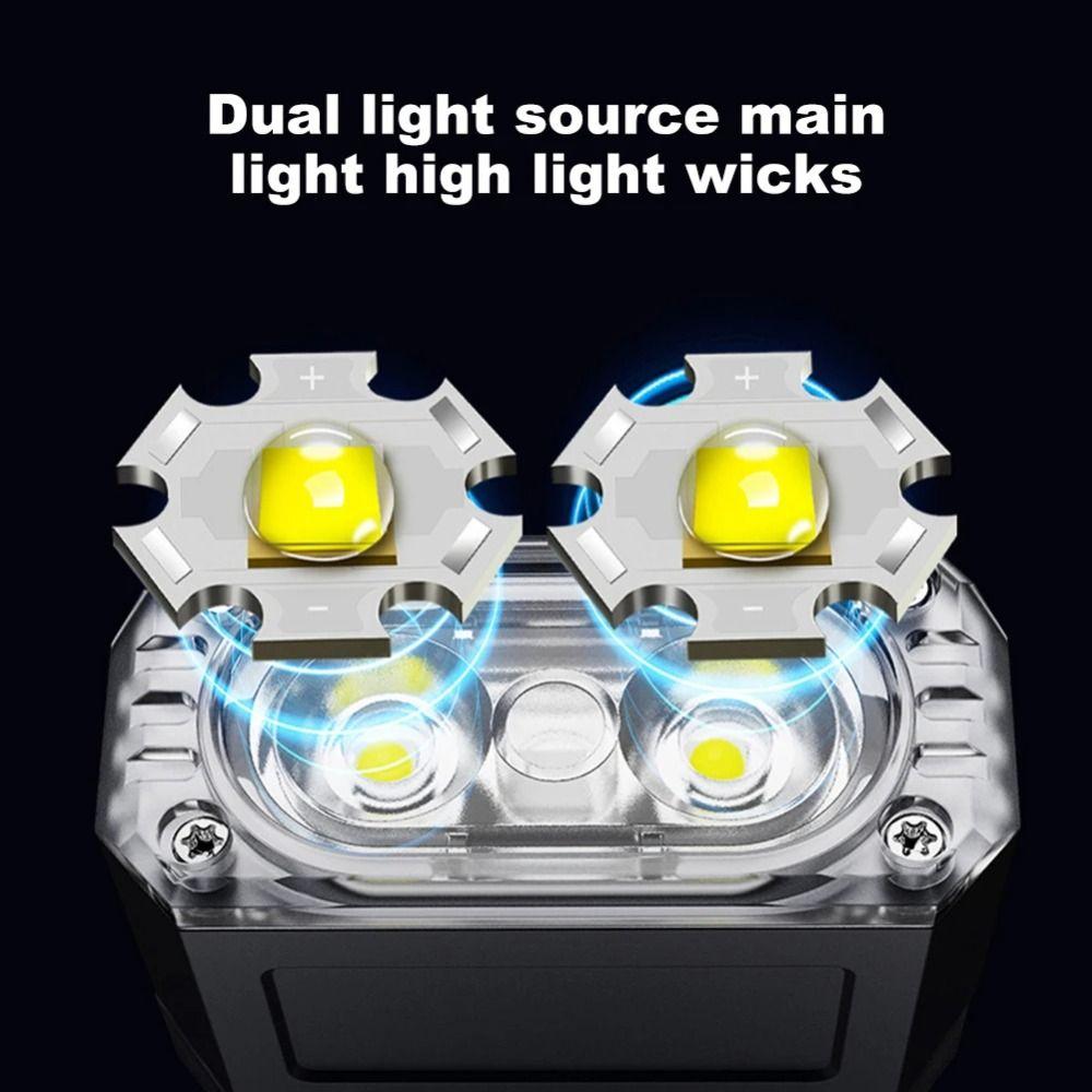 Super Bright Portable Work Light Rotatable Pocket Emergency Lantern Camping Fishing Walking