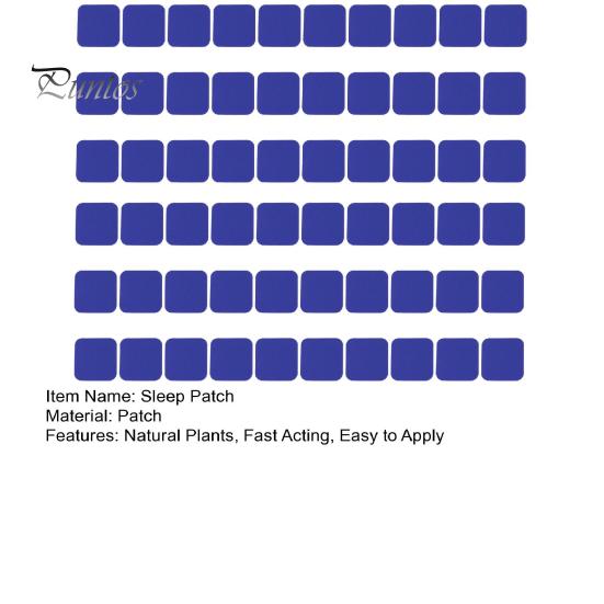 60 шт. пластырей для сна, натуральные растения, быстродействующие пластыри для улучшения сна, портативные, для путешествий, для мужчин и женщин, для снятия усталости тела, для глубокого сна
