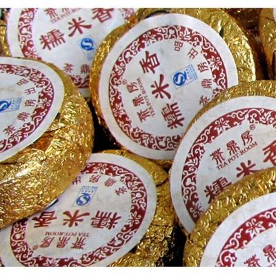 Премиальный выдержанный пуэр мини-туо чай аромат клейкого риса маленькие золотистые лепешки 500г