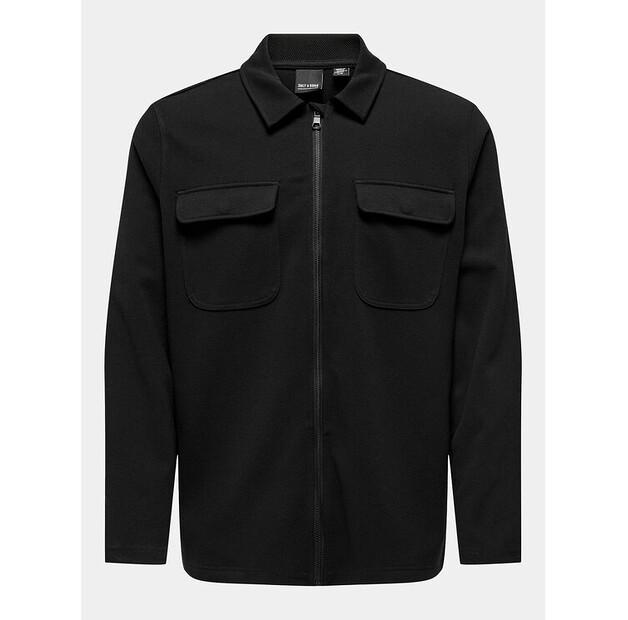 Демисезонная куртка Only & Sons, новая, Kodyl 22028232, черная, стандартный крой