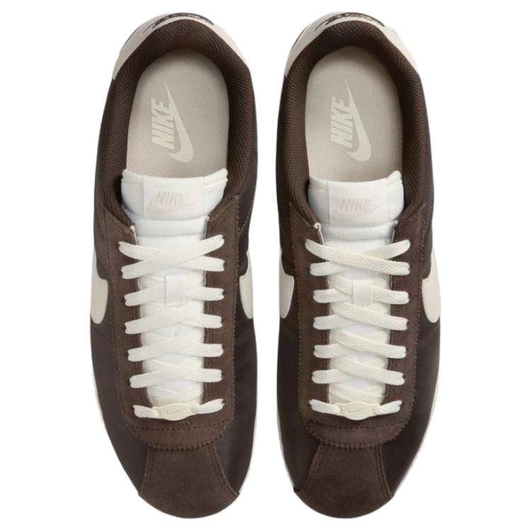 Nike Кроссовки Cortez Текстильные Устойчивые к истиранию Низкие Повседневные Мужские Коричневые HF0263-200