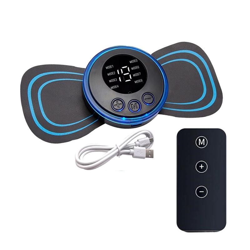 Массажер для шеи EMS, стимулятор мышц, электрический массажный пластырь для шейного отдела позвоночника, низкочастотные импульсные массажные подушечки, инструмент для облегчения боли, релаксации для задней ноги, всего тела