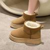 Snow Boots, Women's Shoes, New Thick-soled Ankle Boots, Thickened Anti-slip Cotton Shoes