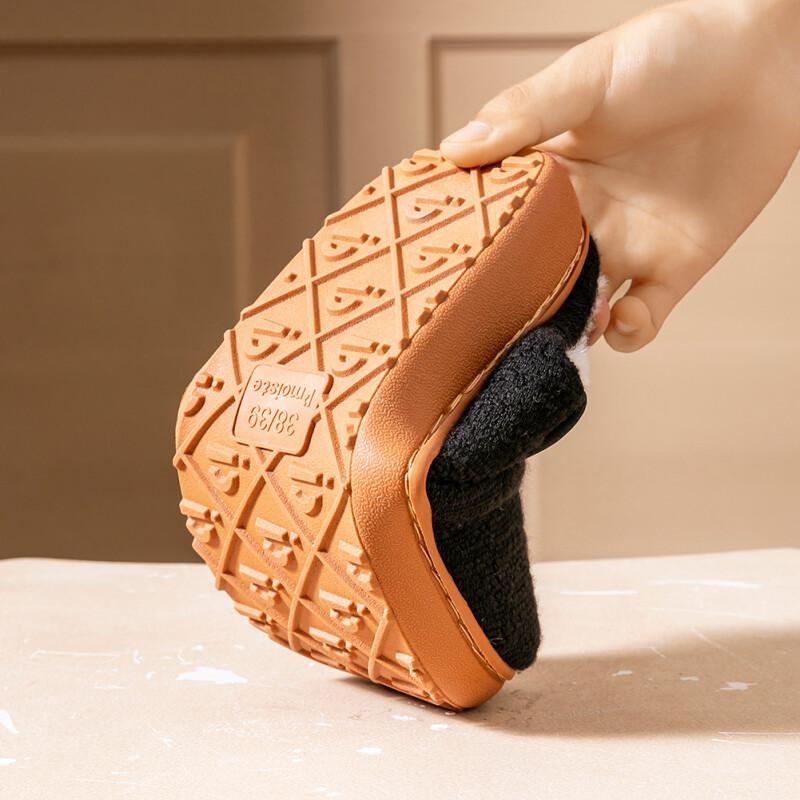 Женские модные шлепанцы на платформе-клине с подушкой из пены с эффектом памяти - Мягкая ткань и Нескользящая подошва из ТПР, Удобные в носке, Подходят для дома, спальни