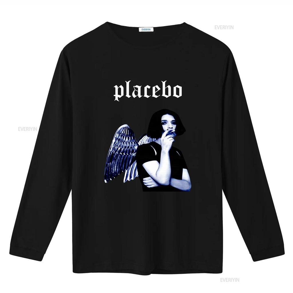 Новая футболка Placebo Rock Band для фанатов с принтом ангельских крыльев S 5XL BI04123 винтажная стираная модная одежда от графического дизайнера